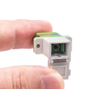 Fiber sc/apc fiber optic shutter adapter