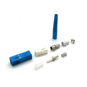 Ftth 0.9/2.0/3.0mm sm sx apc upc pre connectorized sc-sc fiber optic connector