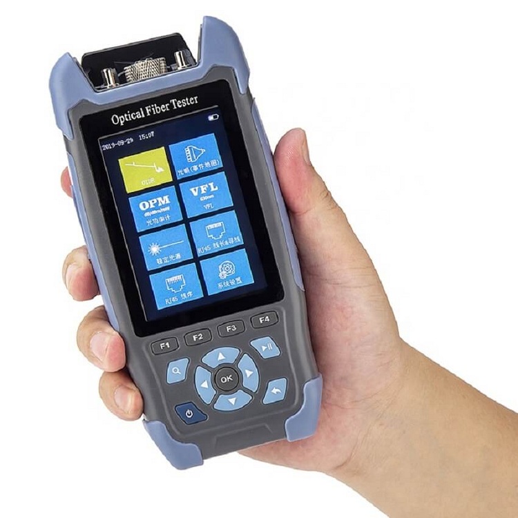 Fiber optic equipment ftth wavelength 13101550nm dynamic Range 2422dB handheld mini otdr price