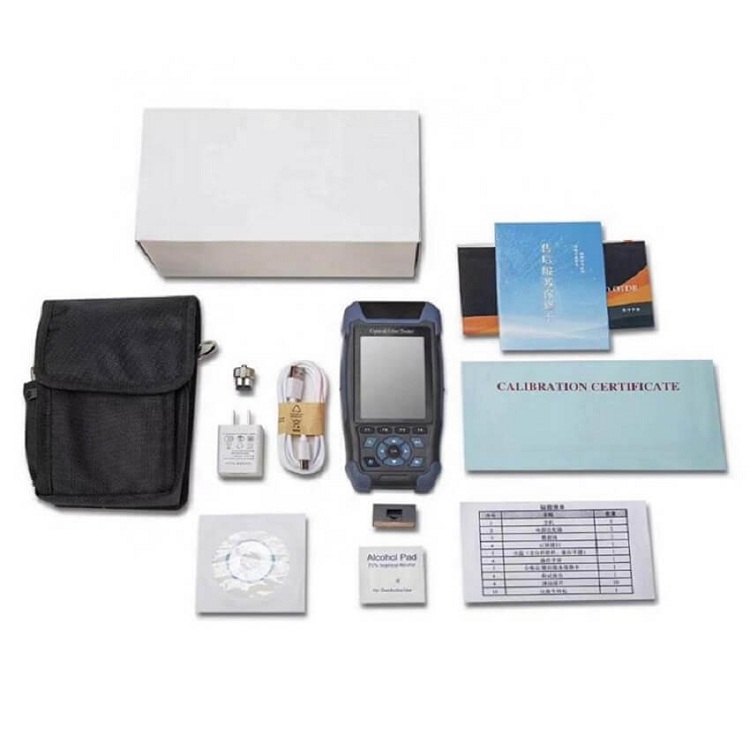Fiber optic equipment ftth wavelength 13101550nm dynamic Range 2422dB handheld mini otdr price - Image 6